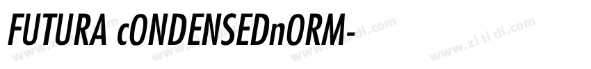 FUTURA cONDENSEDnORM字体转换